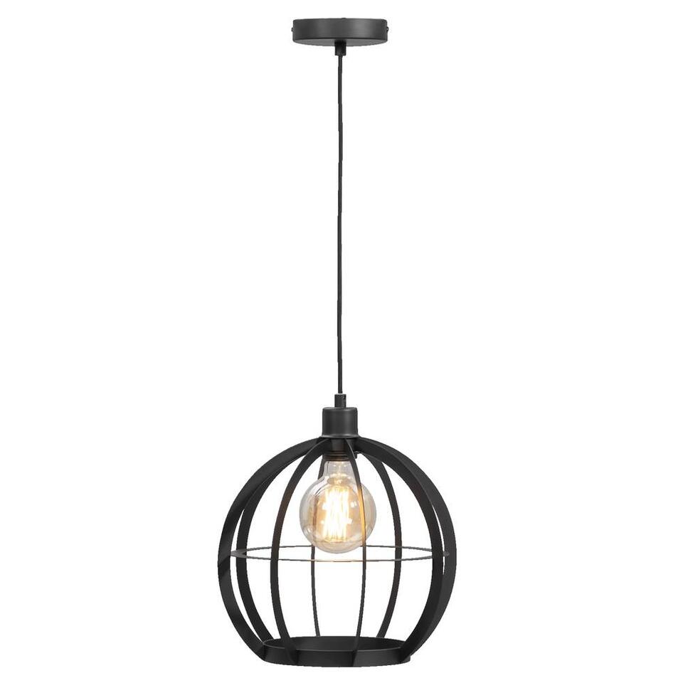 Hanglamp Xander - zwart - 150xØ30 cm