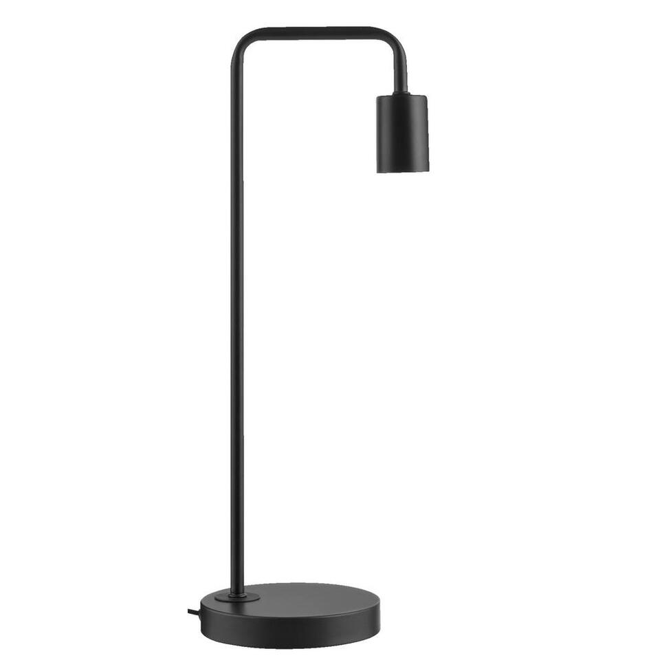 Tafellamp Praag - mat zwart - 49,5x15x19 cm
