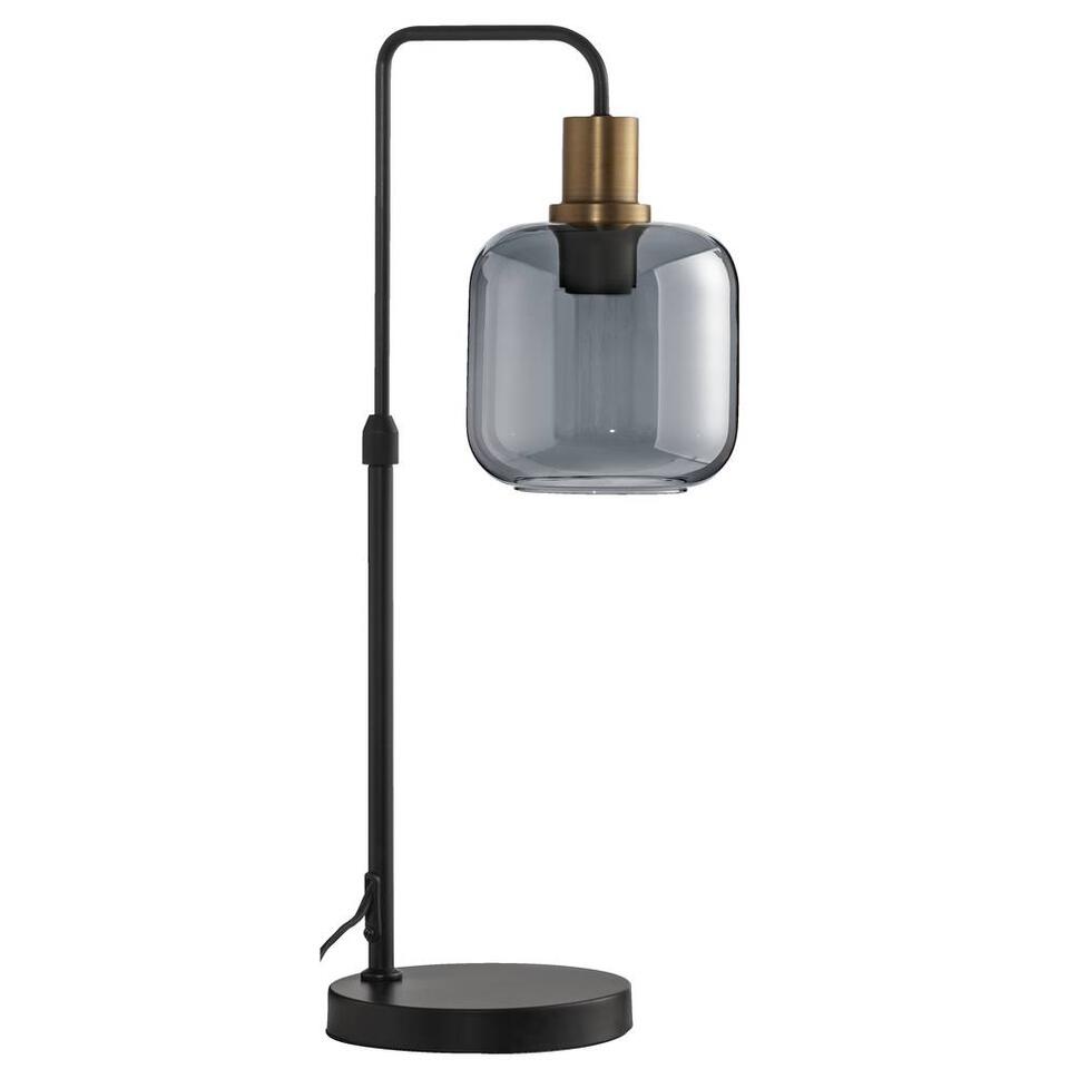 Tafellamp Toulouse - zwart - 38-60x26x18 cm