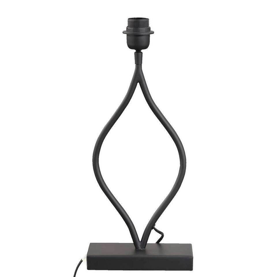 Voet tafellamp Xavi - zwart - 46x19x10 cm