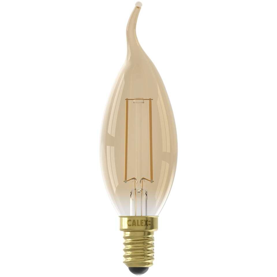 Calex LED-tipkaarslamp - goudkleur - E14