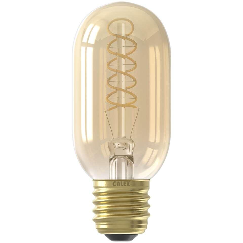 Netto Onweersbui dubbele Calex LED-buislamp - goudkleur - E27 - 200 lumen | Leen Bakker