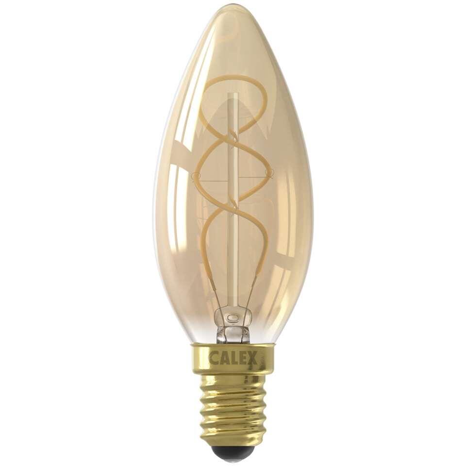 Calex LED-kaarslamp - goudkleur - E14