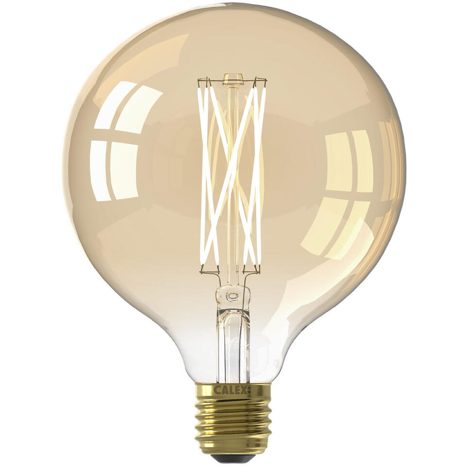 Calex LED-globelamp - goudkleur - E27 - Ø12,5x17 cm