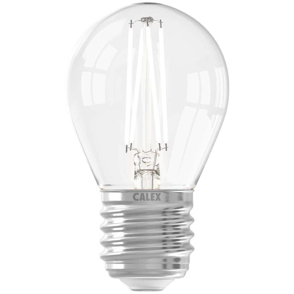 Calex LED-kogellamp - transparant - E27