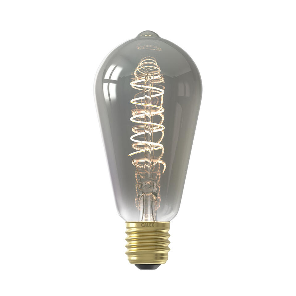 Ongewapend roekeloos Delegeren Calex LED-rustieklamp - titaniumkleur - E27 | Leen Bakker