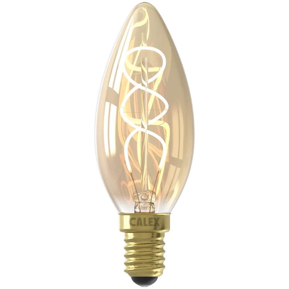 Calex LED-kaarslamp - goudkleur - E14