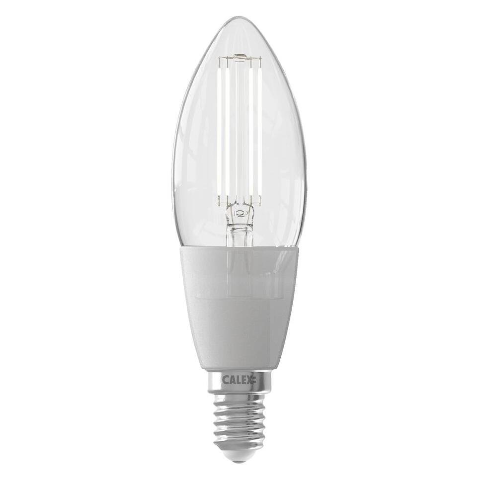 Calex Smart LED-kaarslamp - transparant - 4,5W