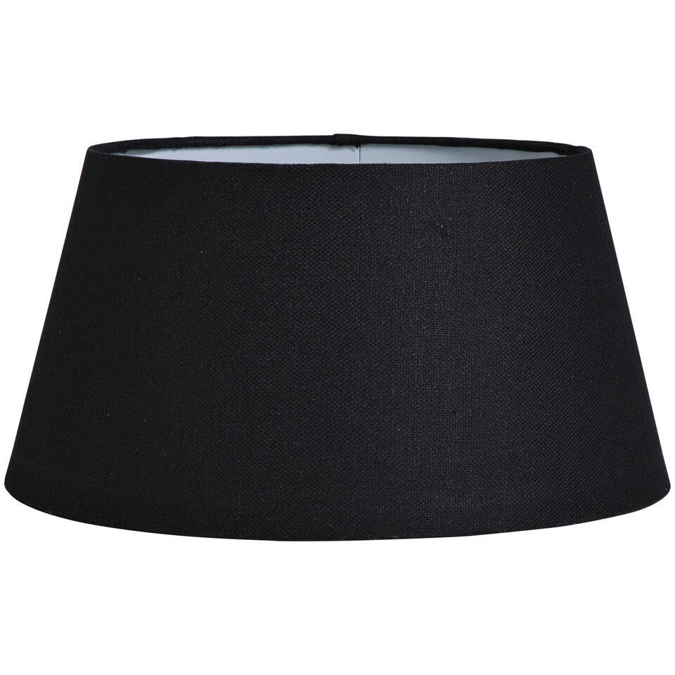 Leen Bakker Lampenkap Lika Voor Hanglamp Ø40xØ30x21 Cm Katoen Zwart