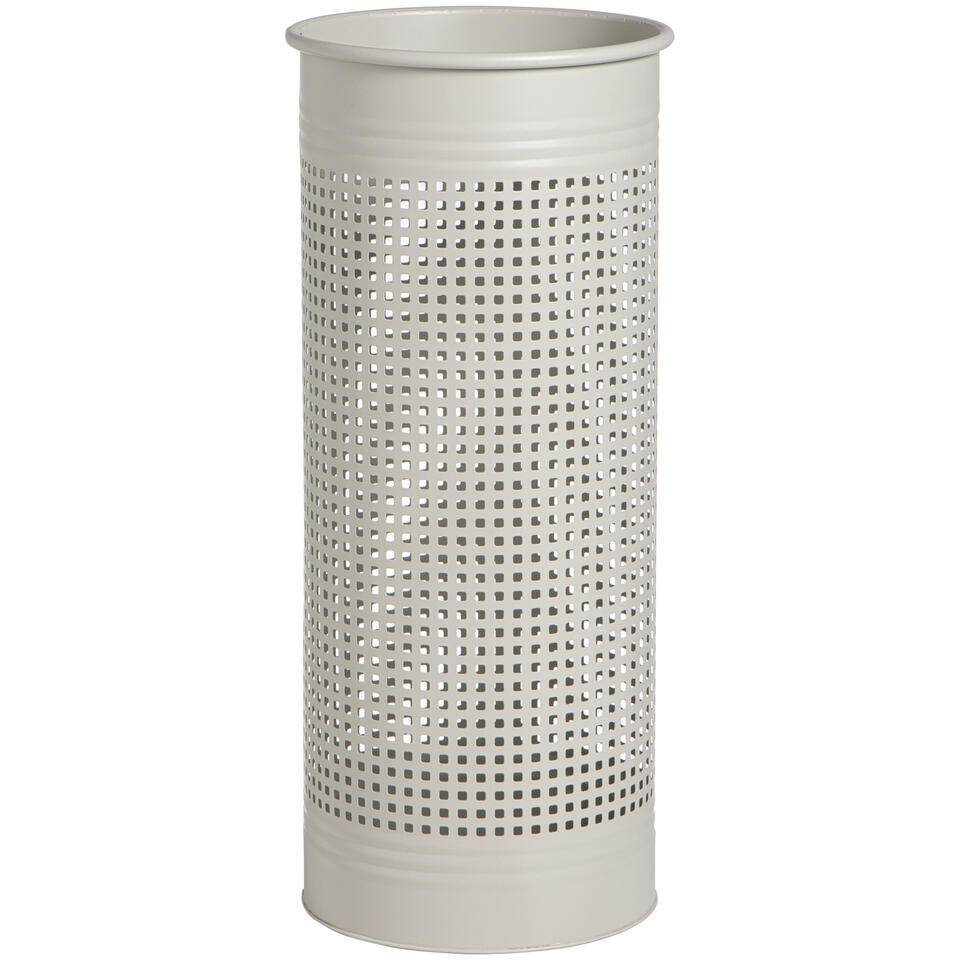 Leen Bakker - Paraplubak Luuk - Metaal - 49xØ21 Cm - Glas - Taupe