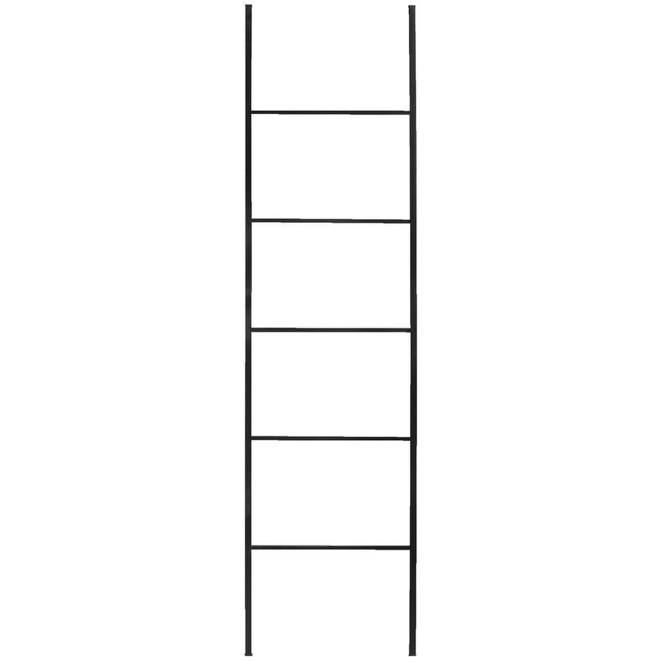 Appartement hersenen Afwijzen Decoratieve ladder Vincent - zwart - 160x37 cm | Leen Bakker