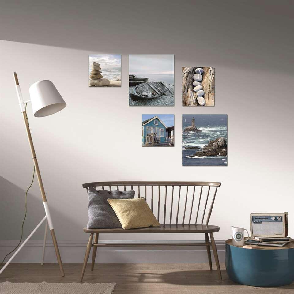Art for the Home - Canvas set van Strand 60x80 cm | Leen Bakker
