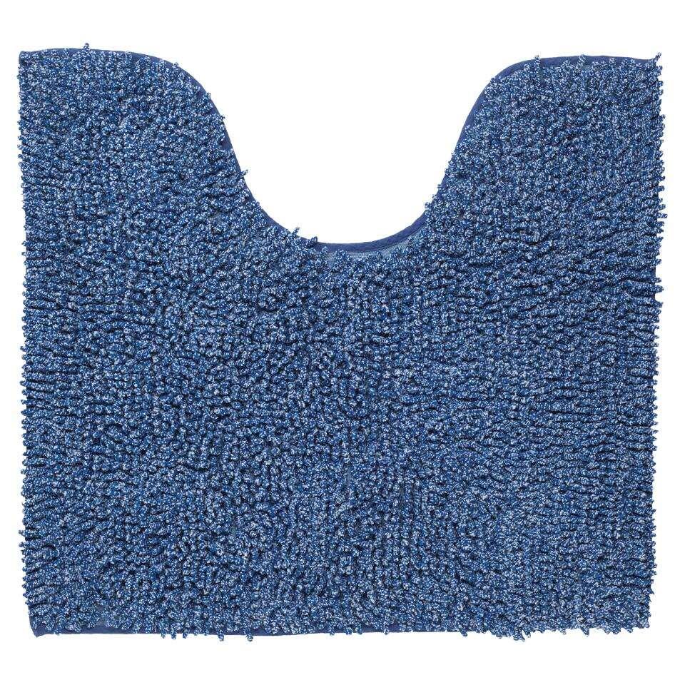 Van toepassing Flitsend Ten einde raad Sealskin toiletmat Misto - blauw - 55x60 cm | Leen Bakker