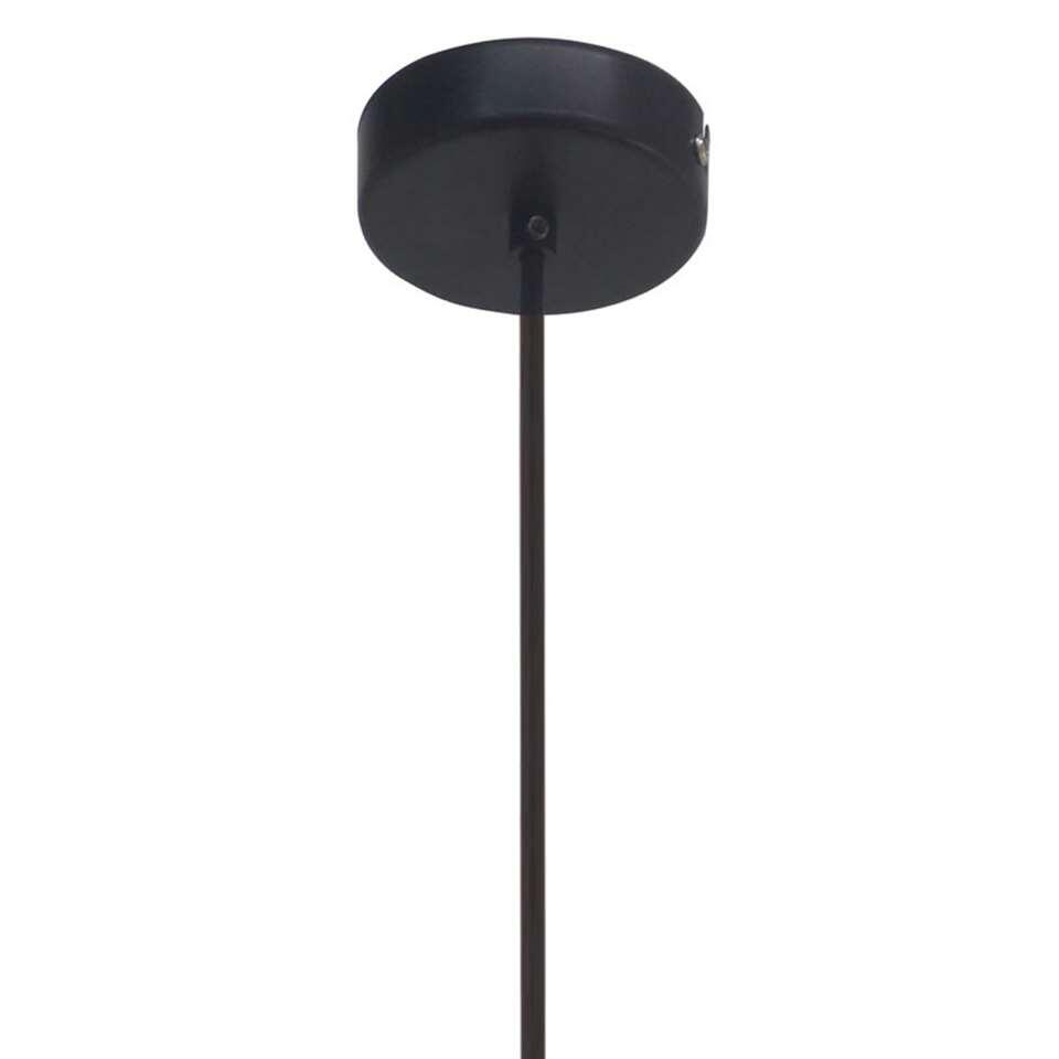 EGLO hanglamp Truro 2 - zwart/koper