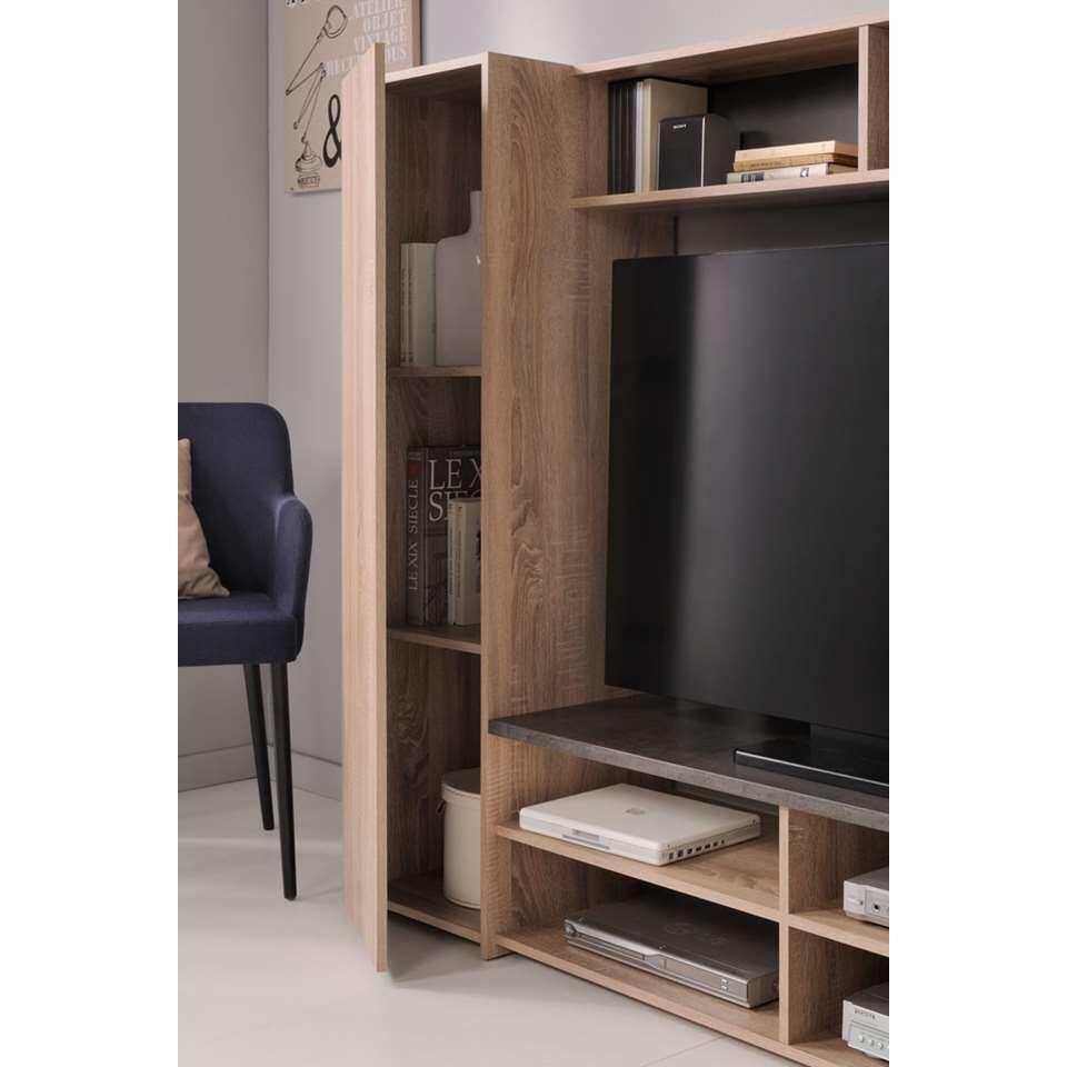 TV-meubel Jackson - eiken - 166x138x41 cm