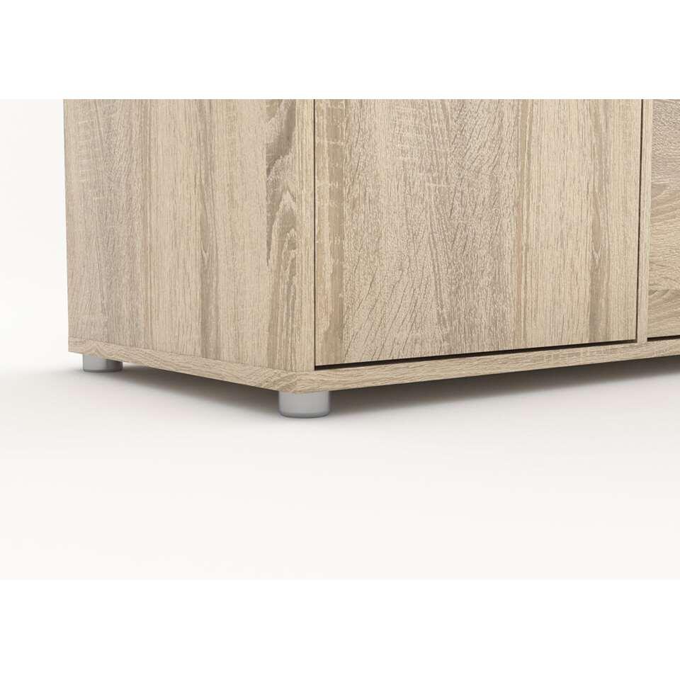 TV-meubel Uldum - eikenkleur - 39,1x155,6x50,9 cm