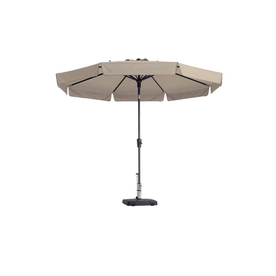 fossiel Knop oven Madison parasol Flores luxe - ecru - Ø300 cm | Leen Bakker