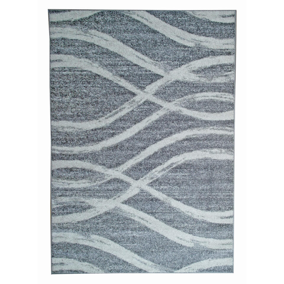 Vloerkleed Florence - grijs/wit - 160x230 cm