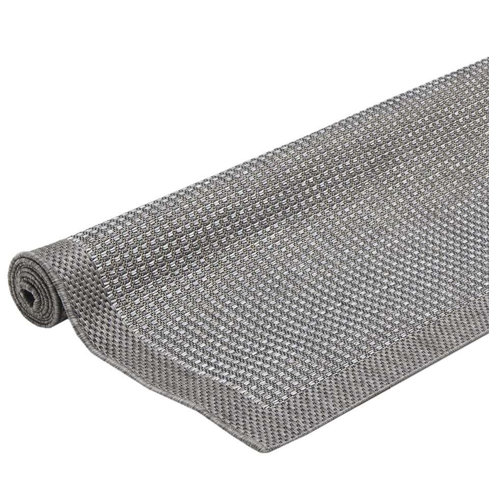 Floorita binnen/buitenvloerkleed Chrome - grijs - 160x230 cm