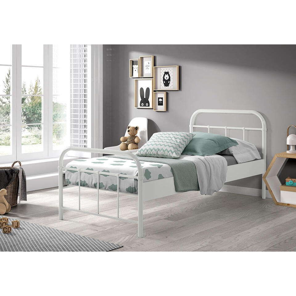 Vipack bed Boston - wit - 90x200 cm