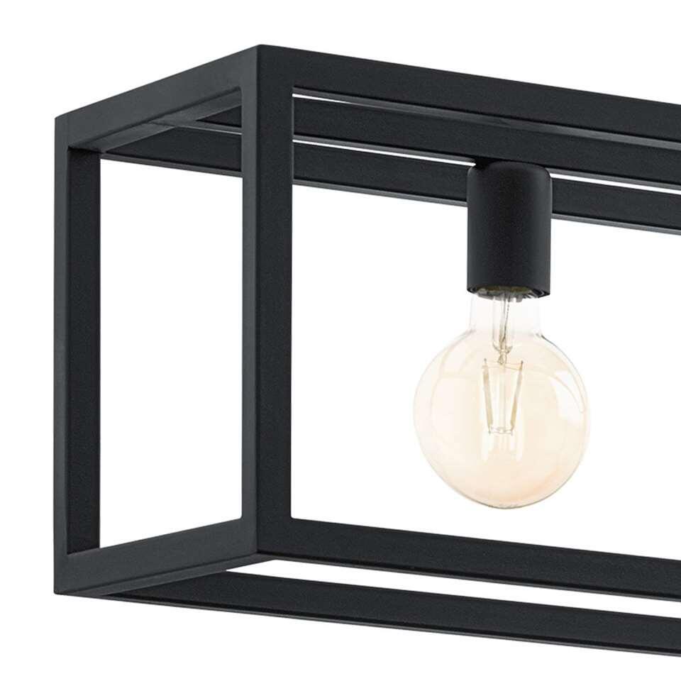 EGLO hanglamp Elswick 3-lichts - zwart
