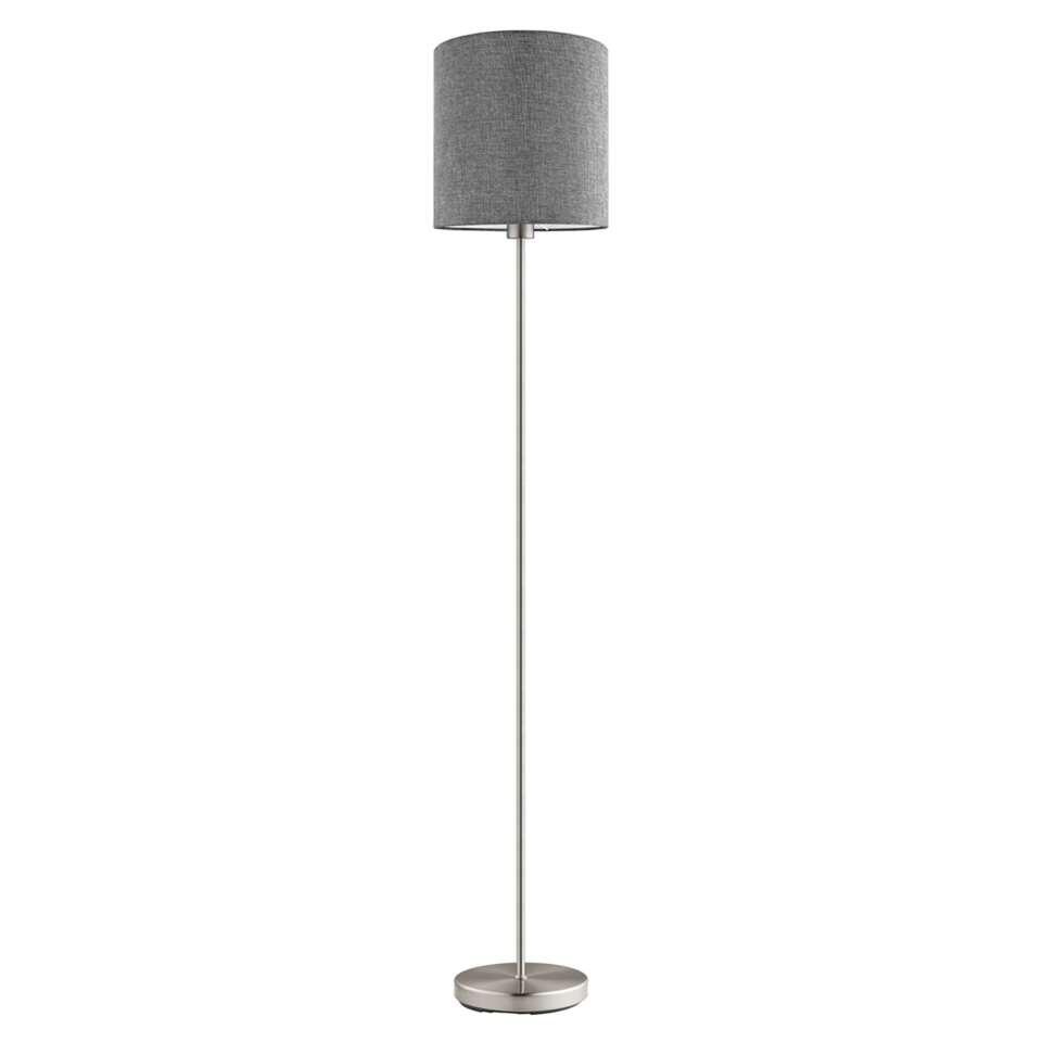 EGLO vloerlamp Pasteri - grijs - Ø28 cm