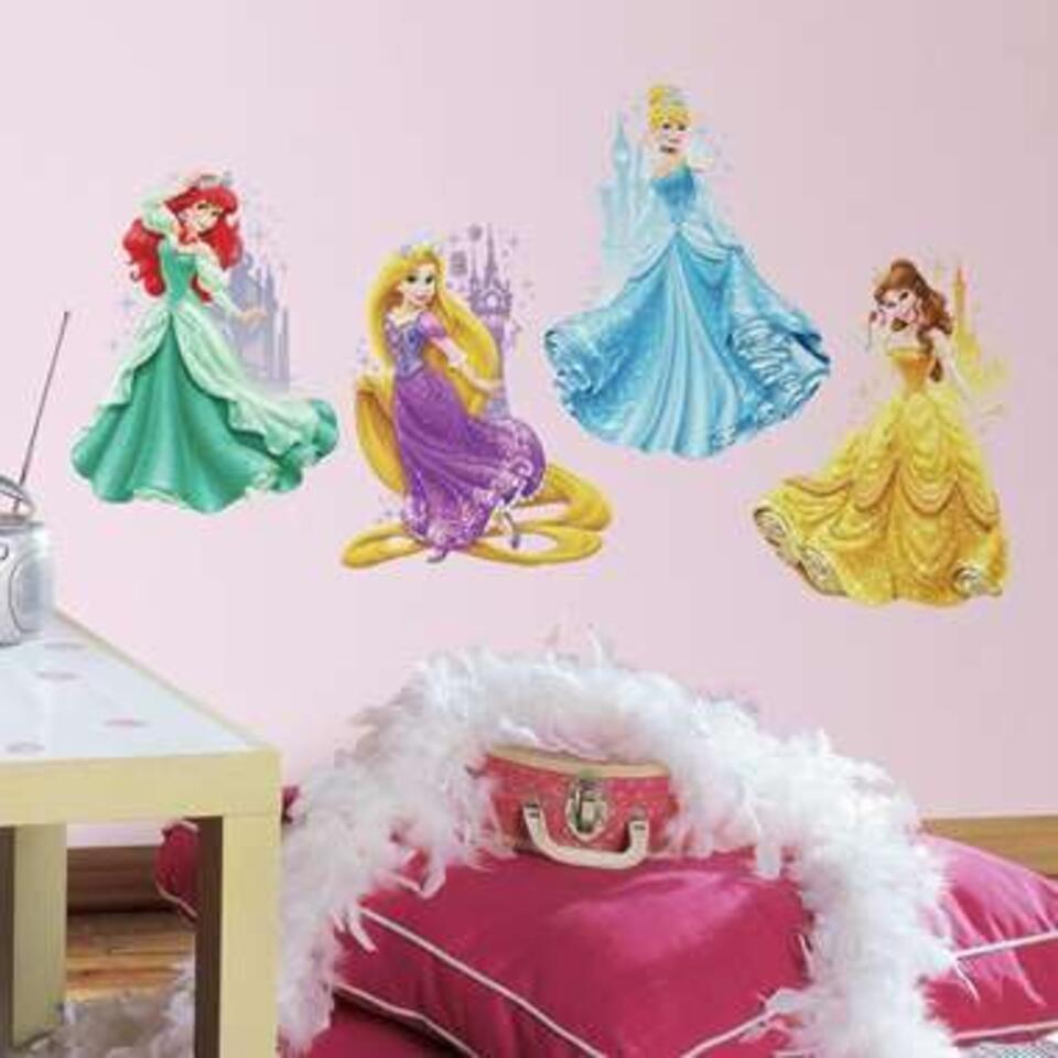 RoomMates muursticker Disney Prinsessen & Kastelen - 54x7 cm - Leen Bakker