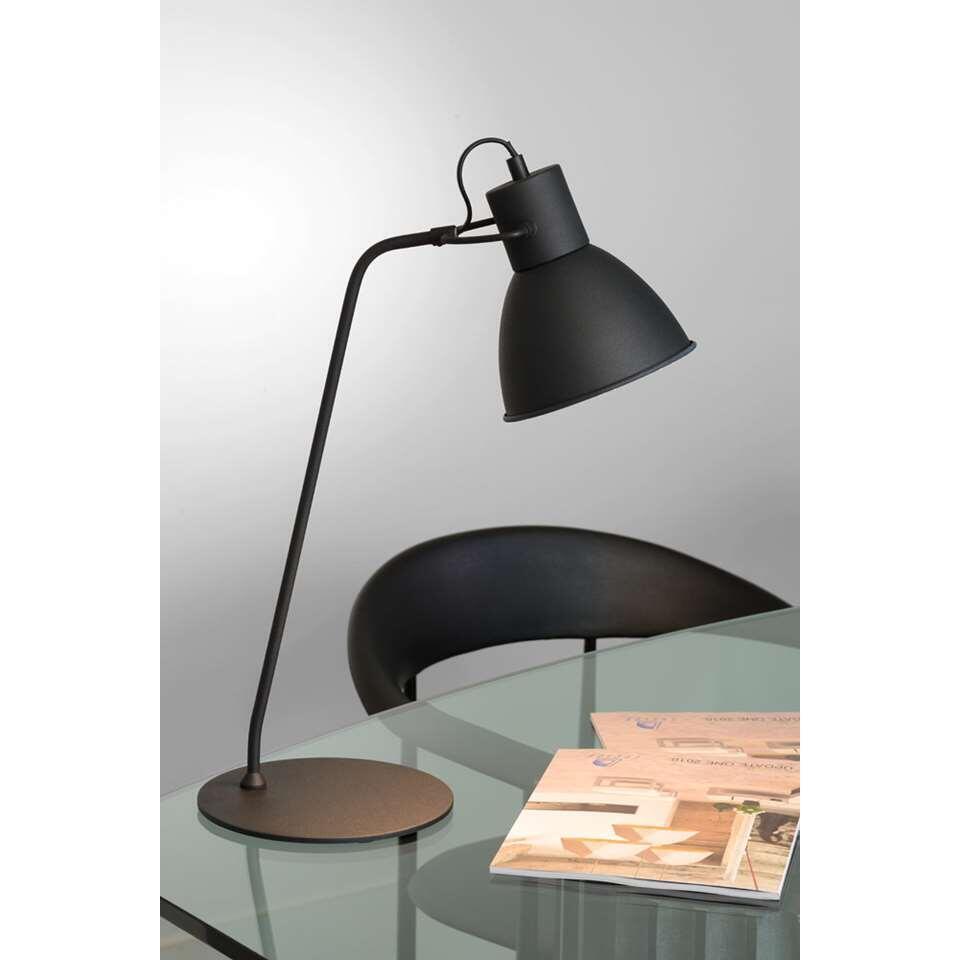 Lucide bureaulamp Shadi - zwart - Ø20 cm