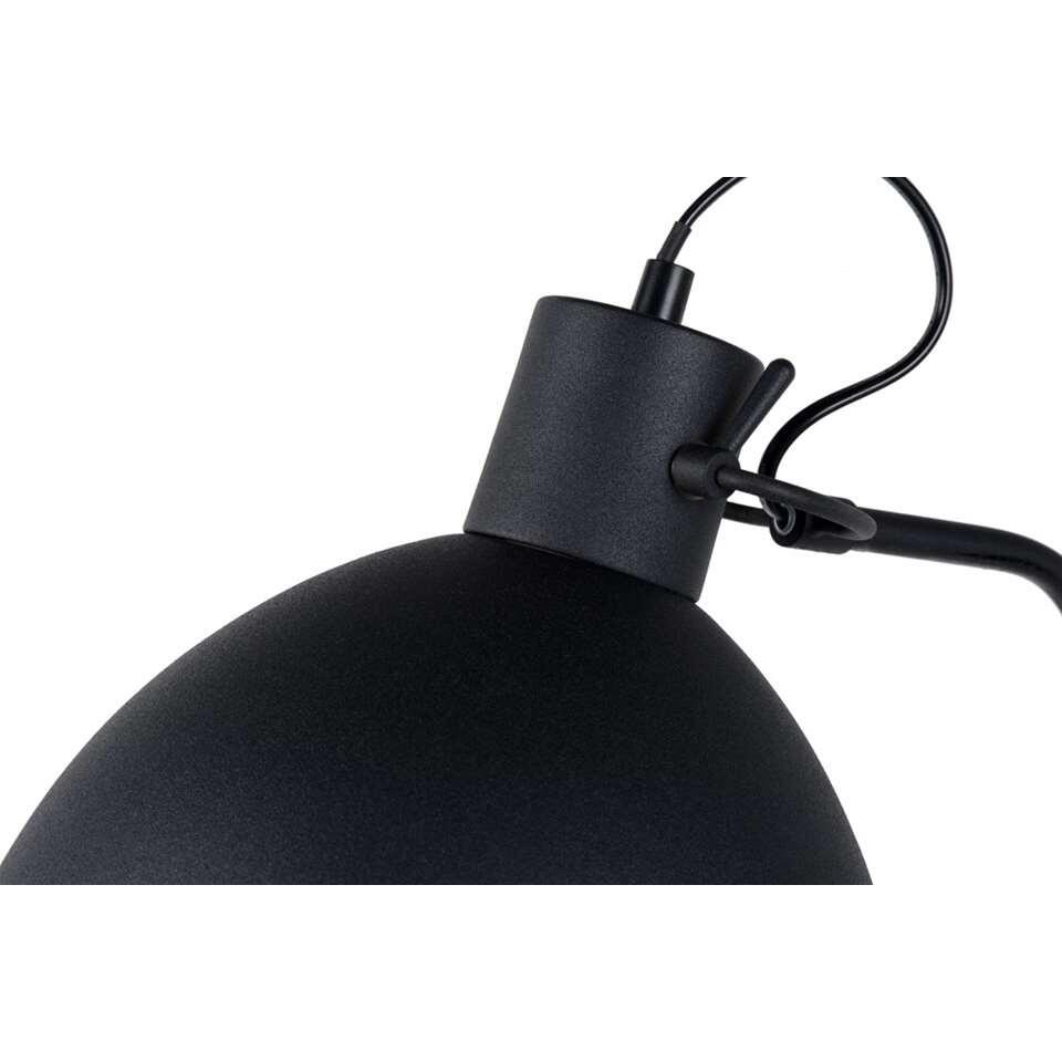 Lucide leeslamp Sahdi - zwart - Ø28 cm