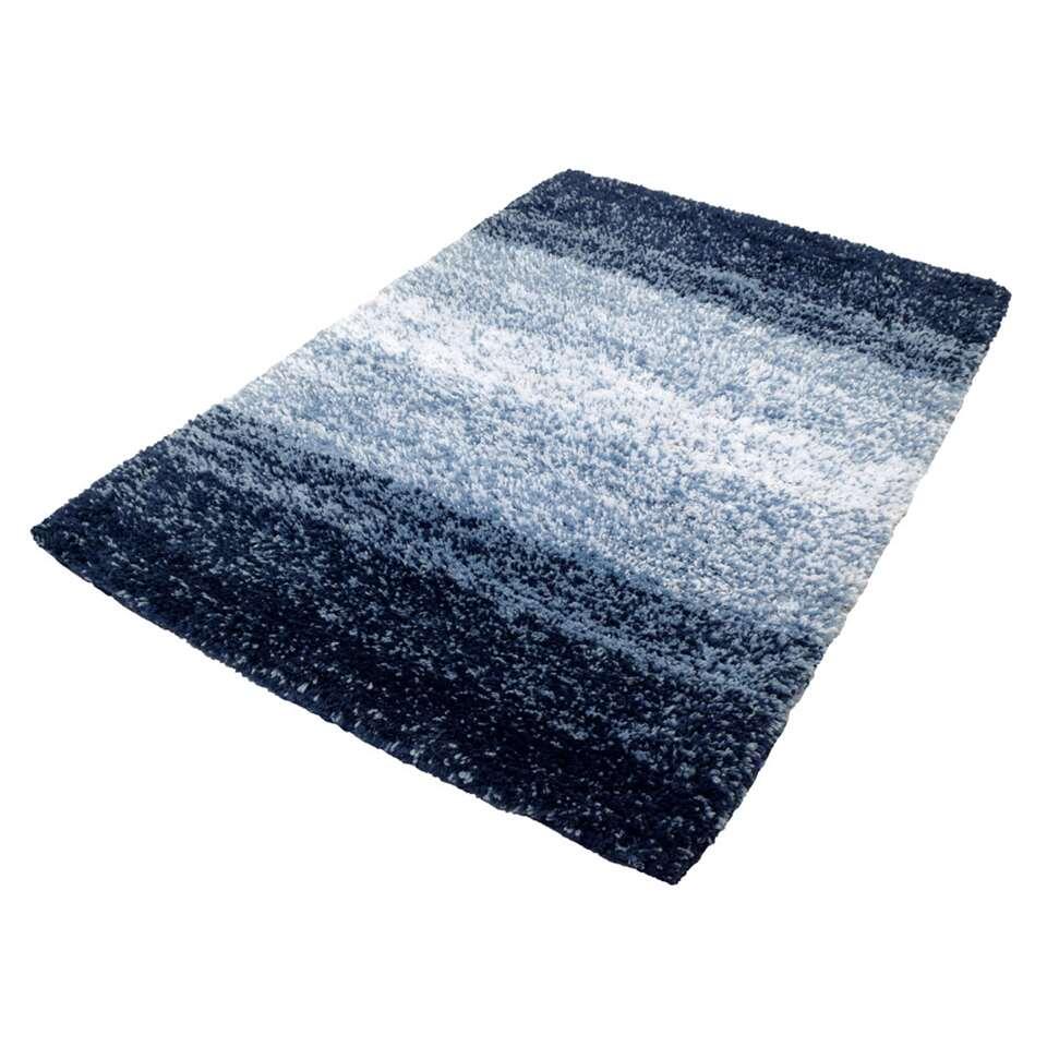 Richtlijnen strijd Weglaten Kleine Wolke badmat Oslo - blauw - 60x90 cm | Leen Bakker