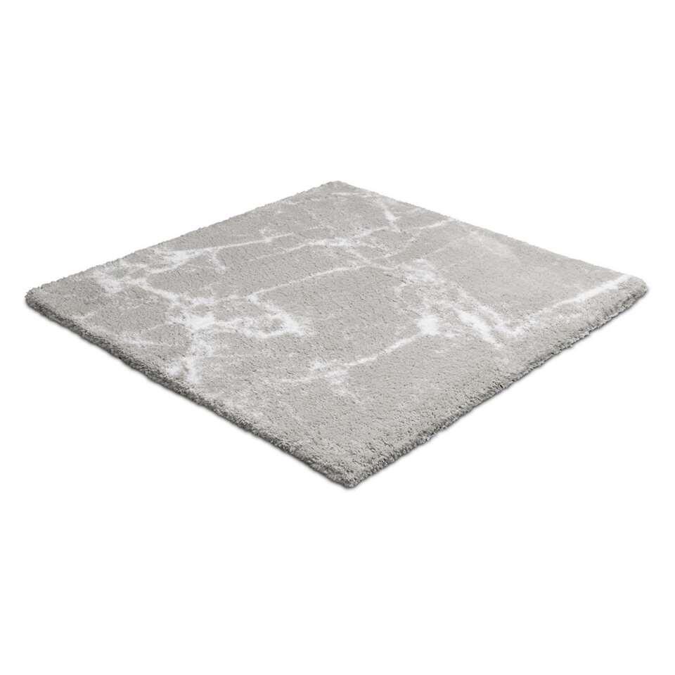 hemel houd er rekening mee dat dutje Kleine Wolke badmat Como - grijs - 60x60 cm | Leen Bakker