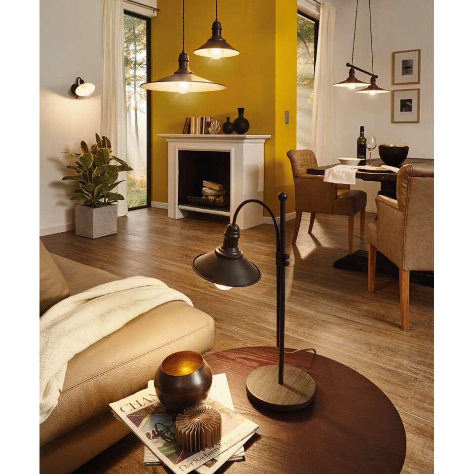 EGLO hanglamp Stockbury - antiek bruin - Ø36 cm