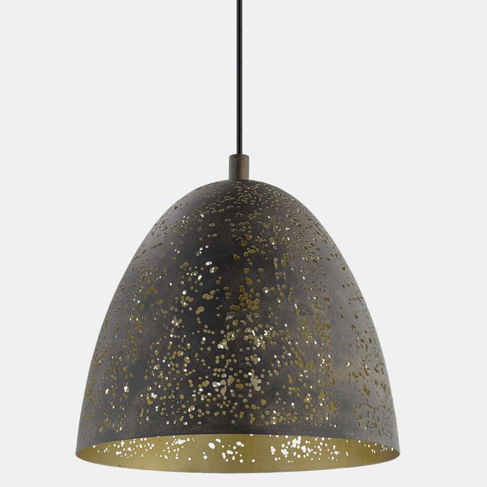 EGLO hanglamp Safi - bruin/goud - Ø27 cm