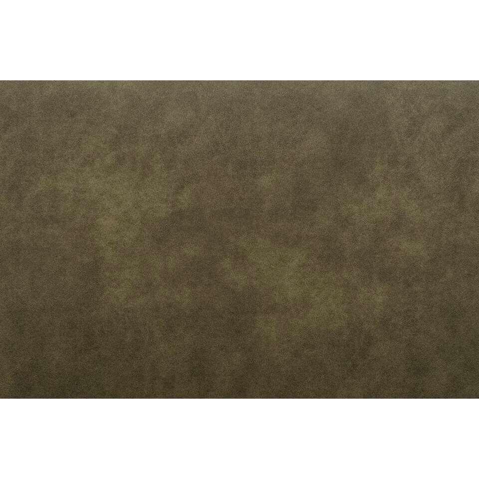 Hocker Collin - groen - stof Preston - 46x78x78 cm
