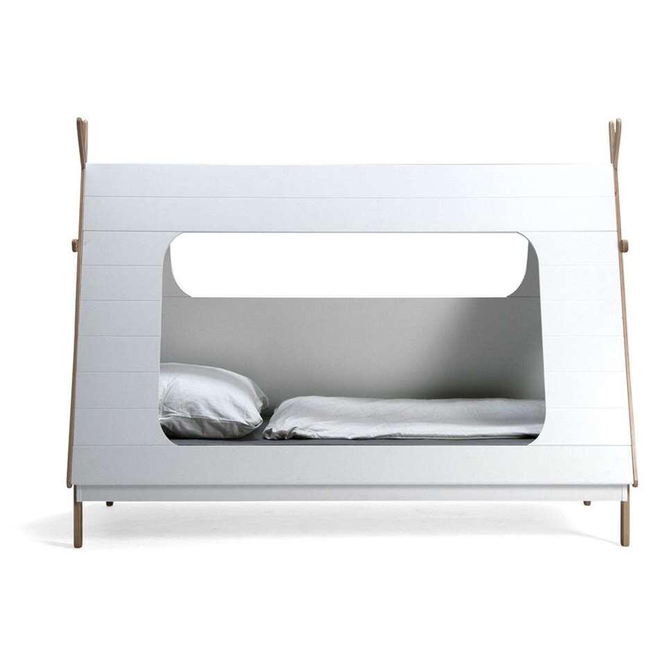 Bln Kids bed Tipi – wit/naturel – 165x105x214,4 cm – Leen Bakker