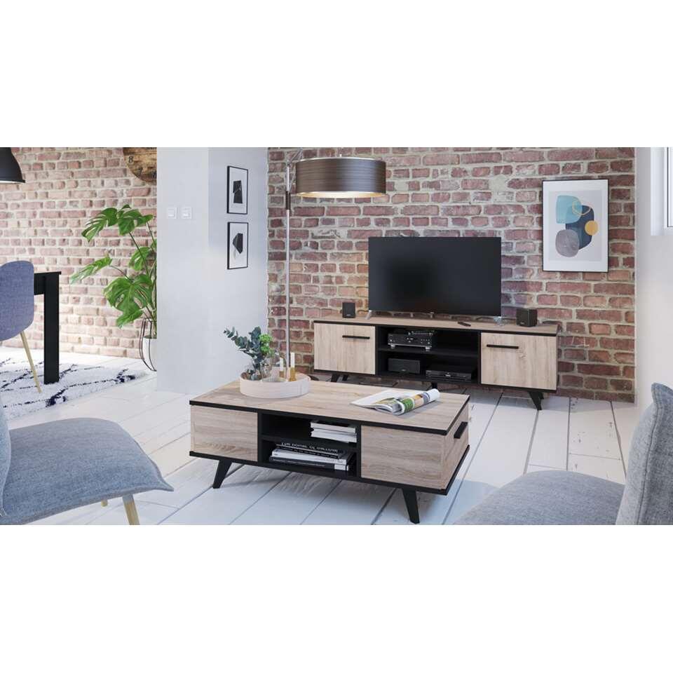 Demeyere tv-meubel Wayne - bruin - 46,2x151,4x39,3 cm