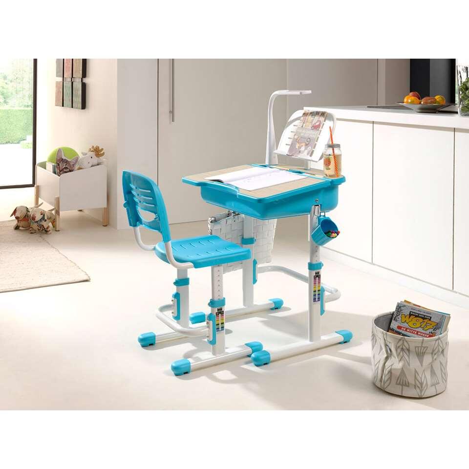 Vipack kinderbureau Comfortline met stoel - blauw - 70x54,5x51 cm