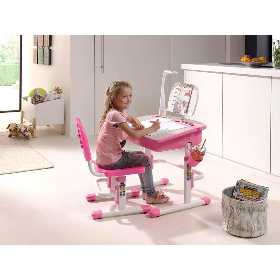 Vipack kinderbureau Comfortline met stoel - roze - 70x54,5x51 cm