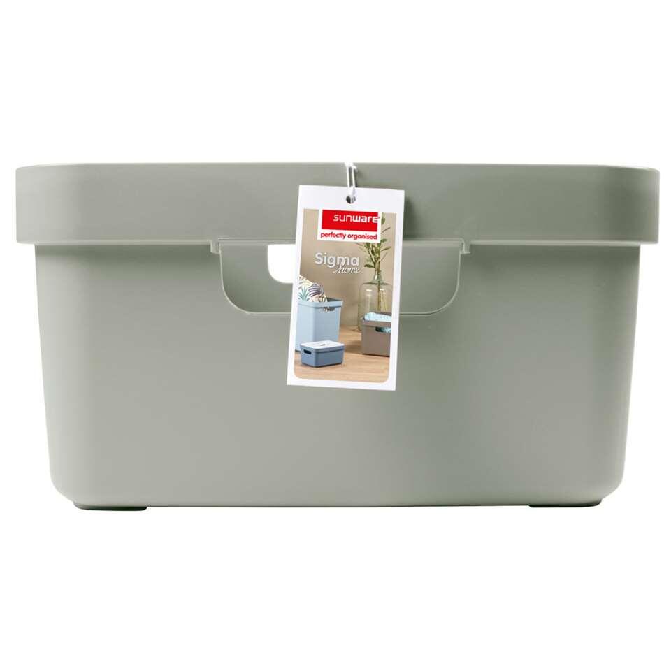 Sigma home box 24 liter - lichtgroen - 18,3x35,4x45,3 cm
