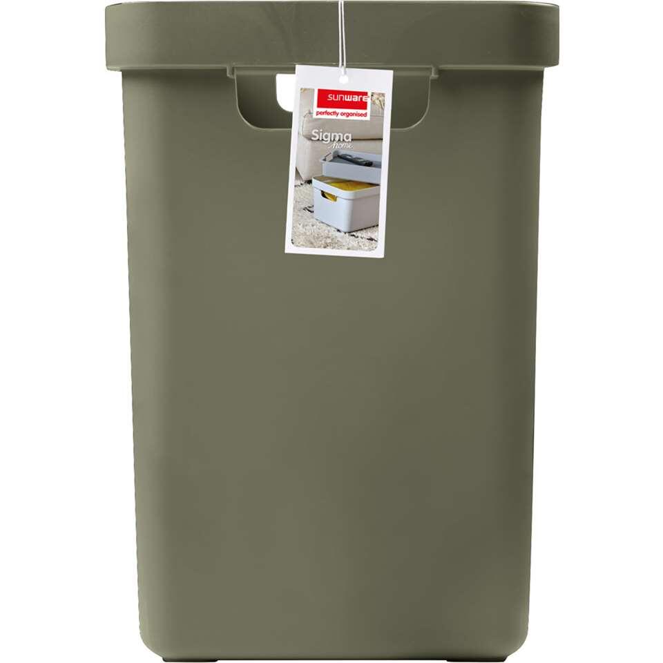 Sigma home box 25 liter - donkergroen - 36,3x25x35 cm