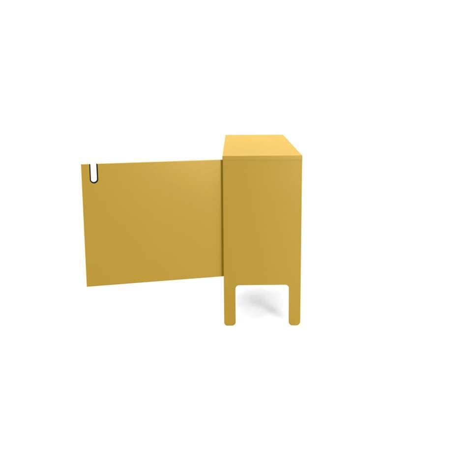 Tenzo dressoir Uno 2-deurs - mosterd - 89x148x40 cm