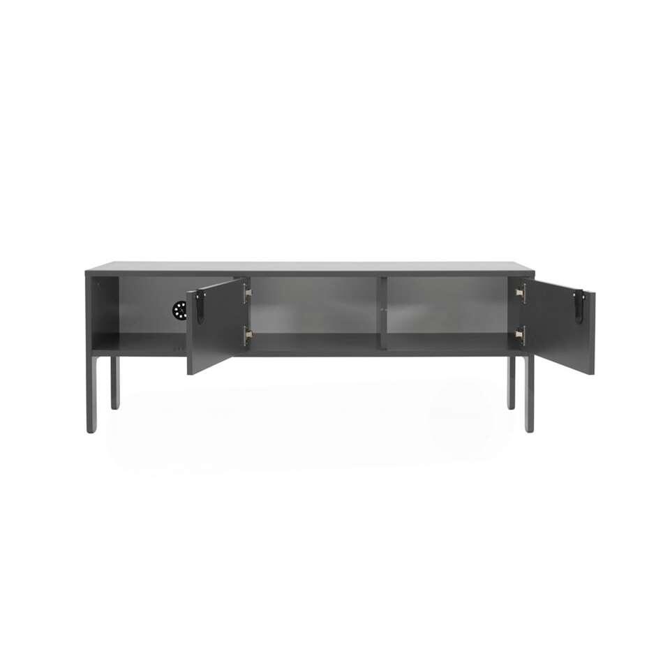 Tenzo tv-meubel Uno 2-deurs - grijs - 50x137x40 cm