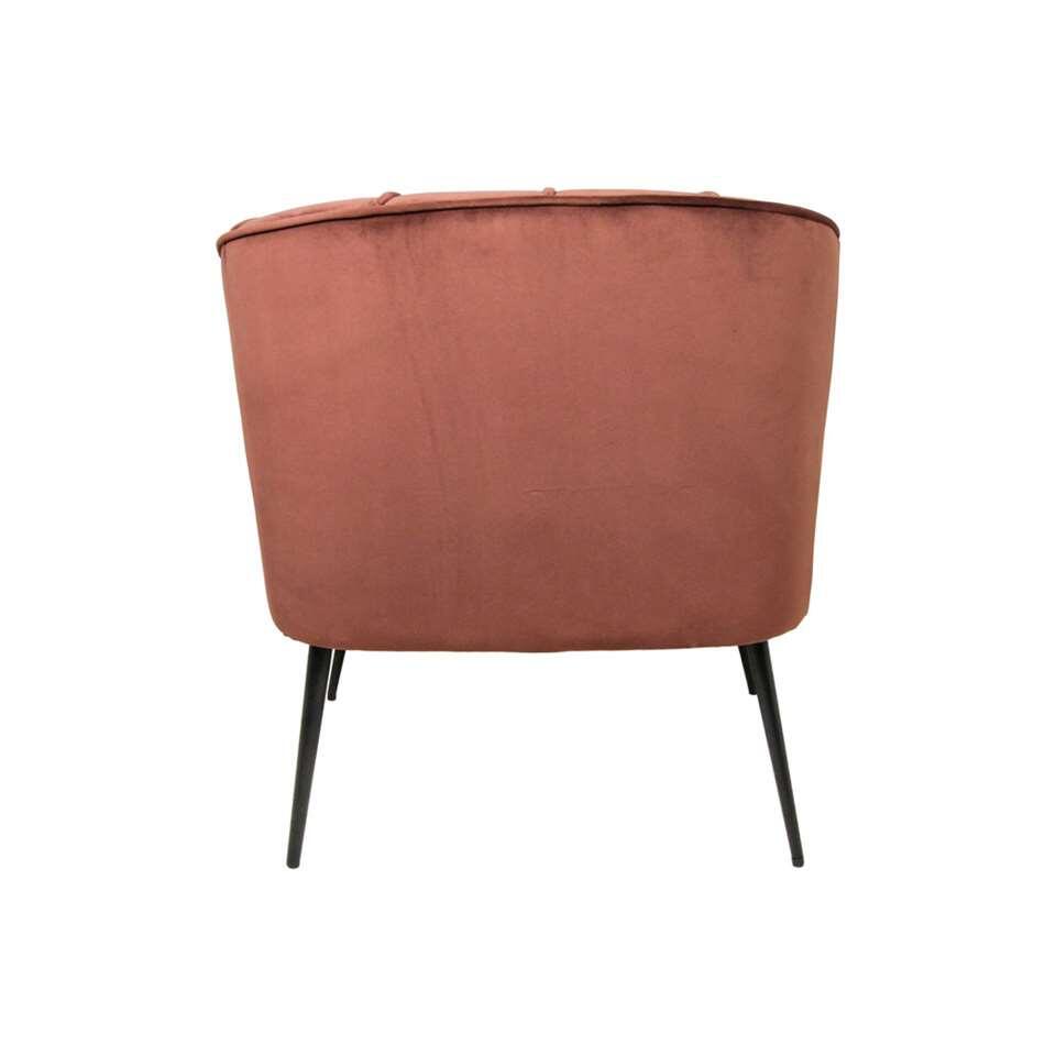 HSM Collection fauteuil Chester - velvet - champagne