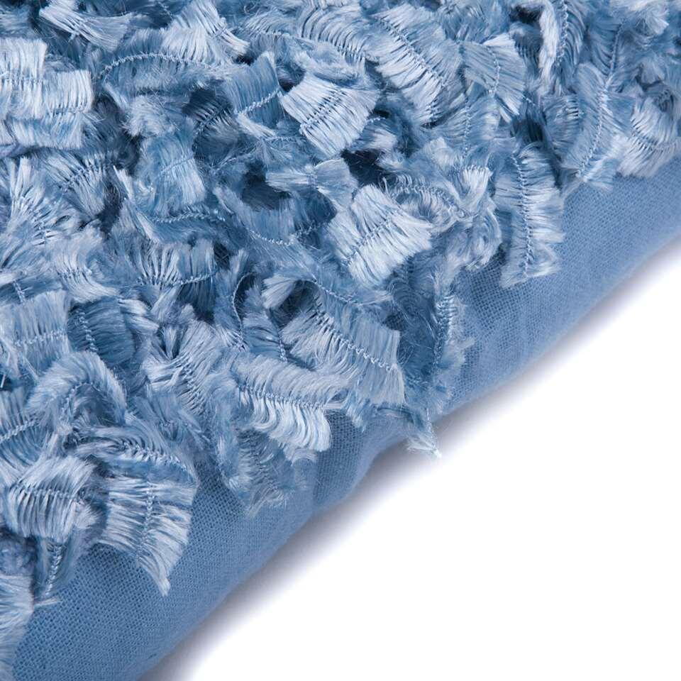 Sierkussen Fantasia - lichtblauw - 45x45 cm
