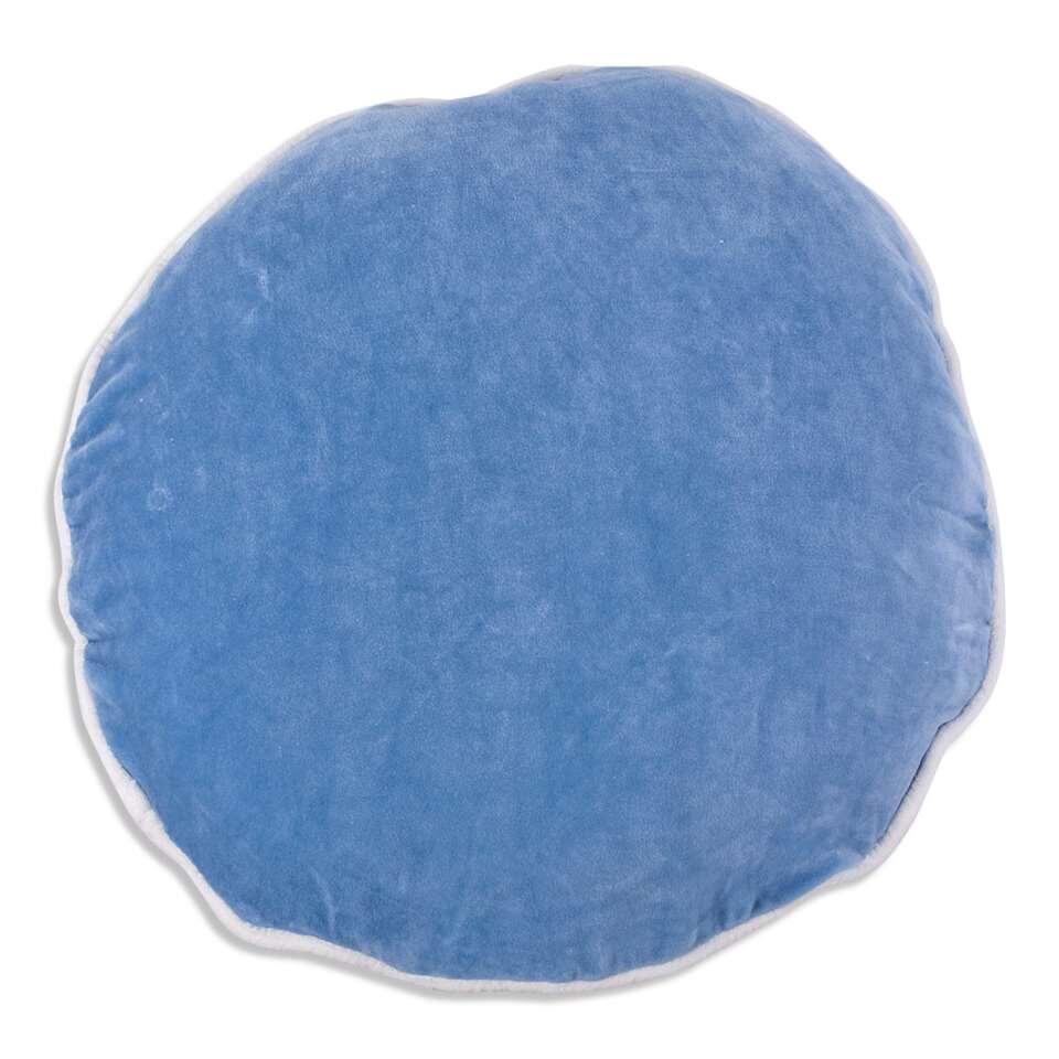 Sierkussen Isa - blauw - 45x45 cm