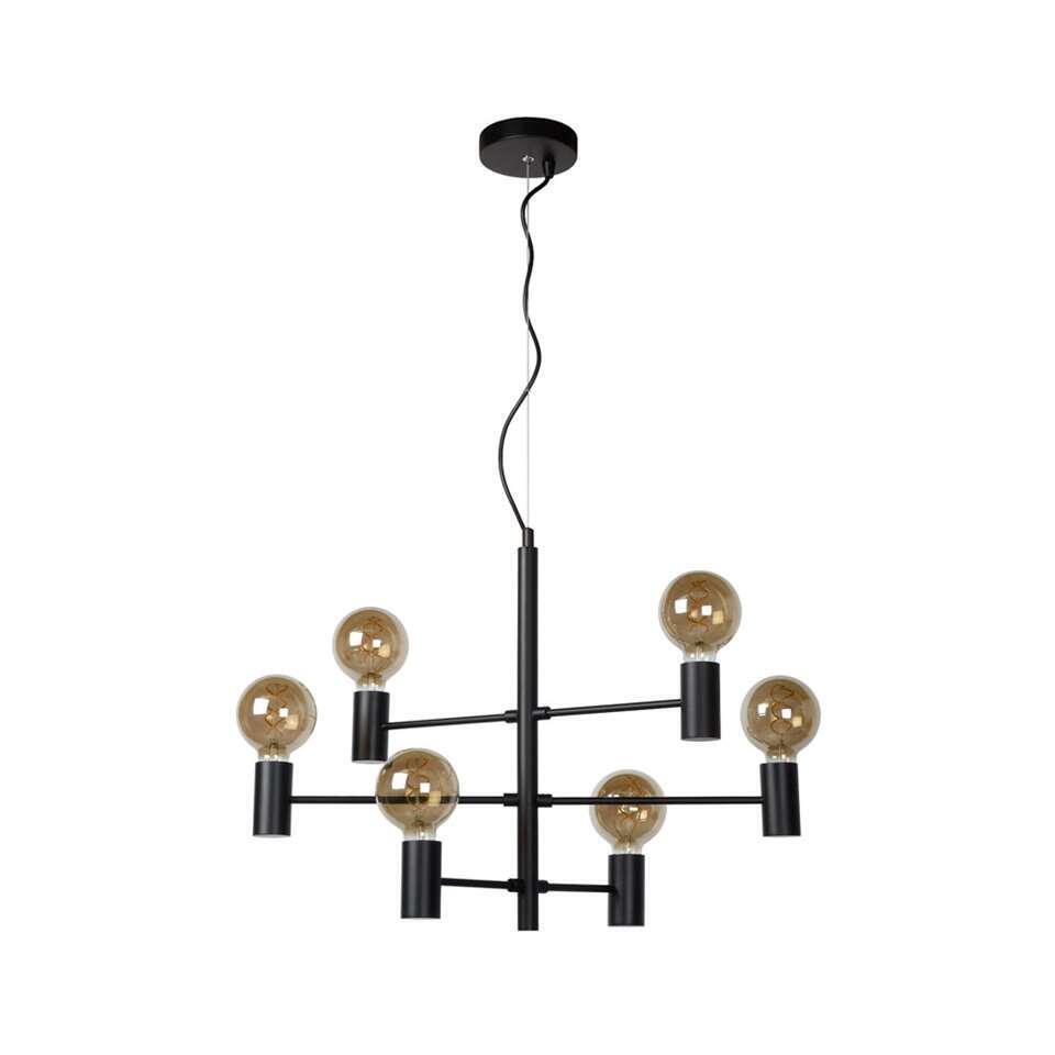 Lucide hanglamp Leanne - zwart - 65x32x175 cm