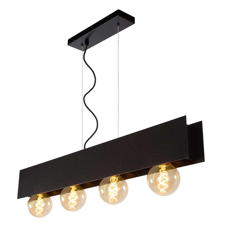 Lucide hanglamp Surtus - zwart - 90x7x130 cm