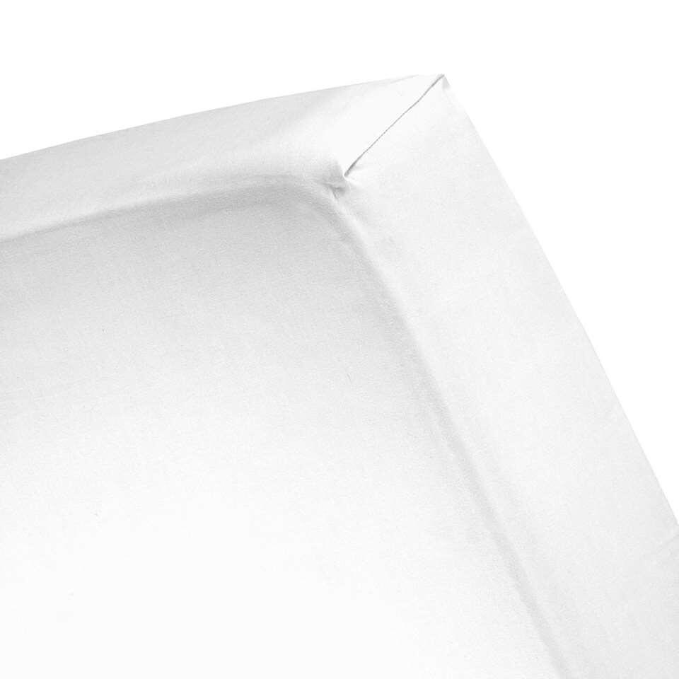 Leenbakker Cinderella hoeslaken - wit - 70x200 cm aanbieding