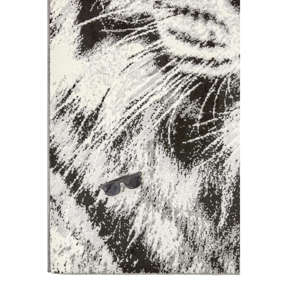 Vloerkleed Tijger - grijs - 120x170 cm