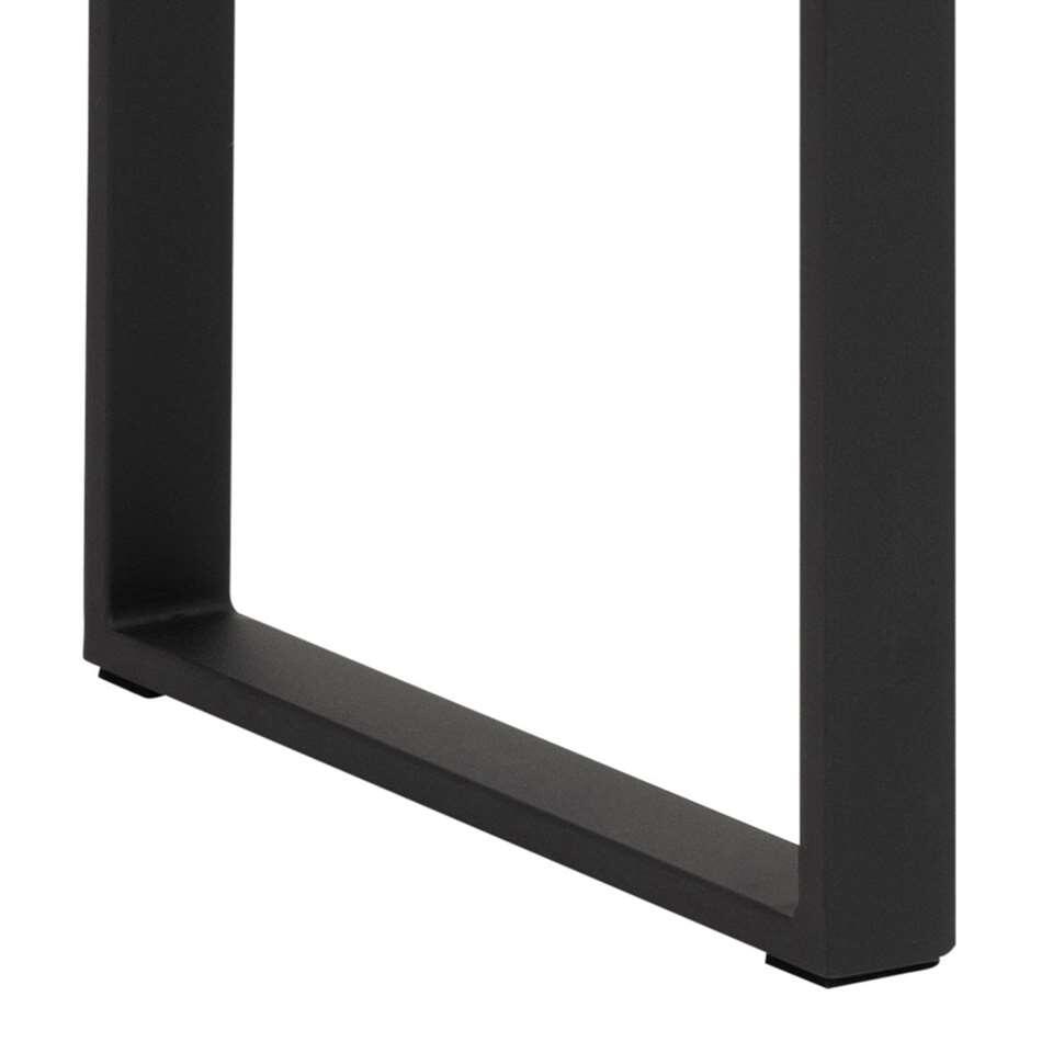 Sidetable Kane - zwart - 76x110x40 cm